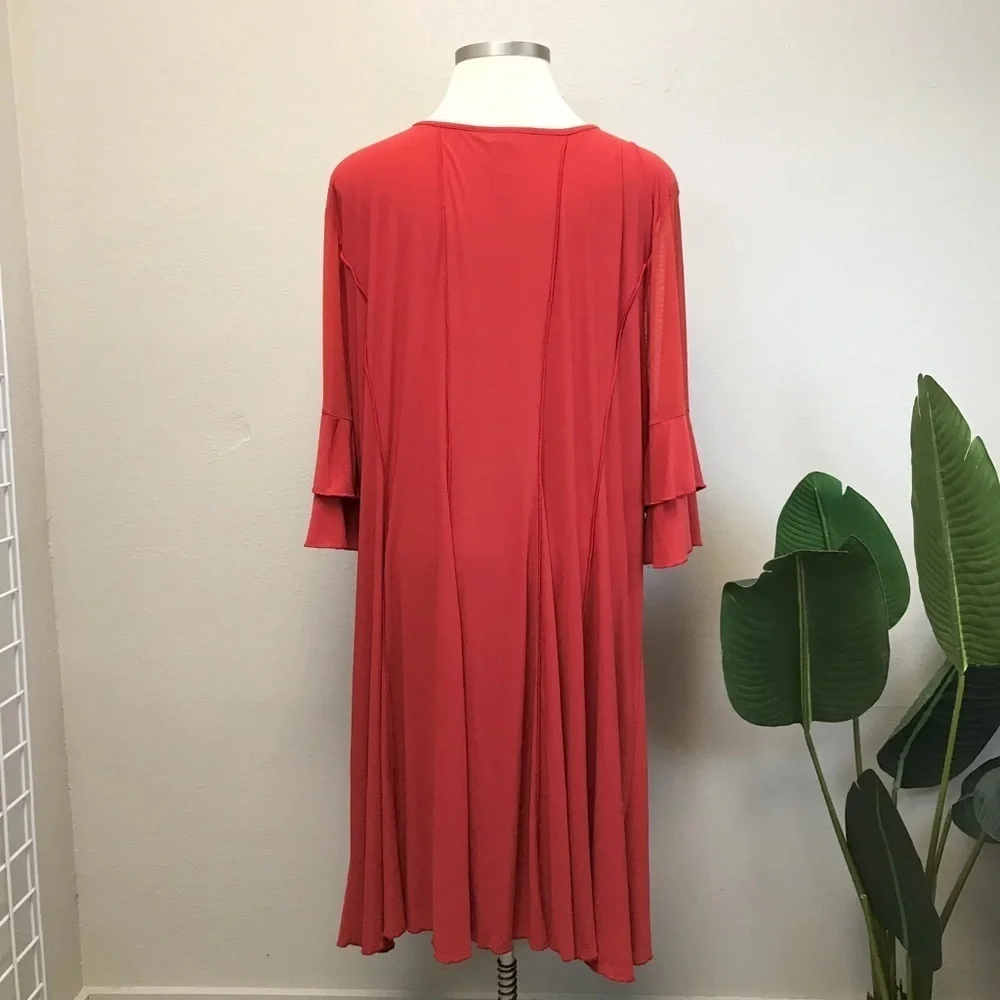 Ashley Stewart Sheer Panel Dress - Size 34/36